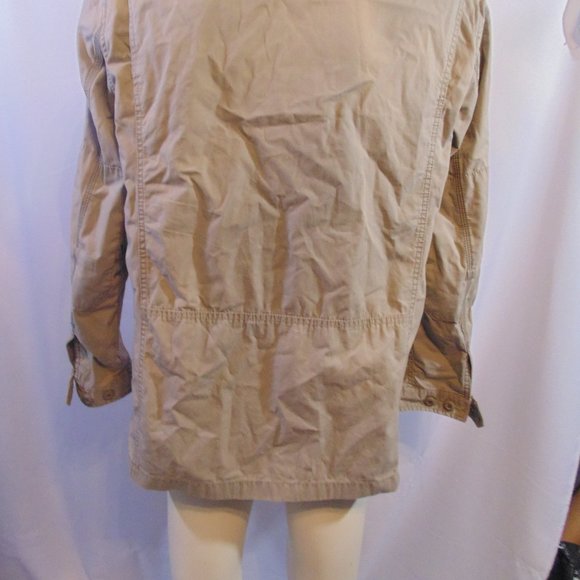 Timberlan Khaki full zip mid lenght jacket medium. - Picture 4 of 8